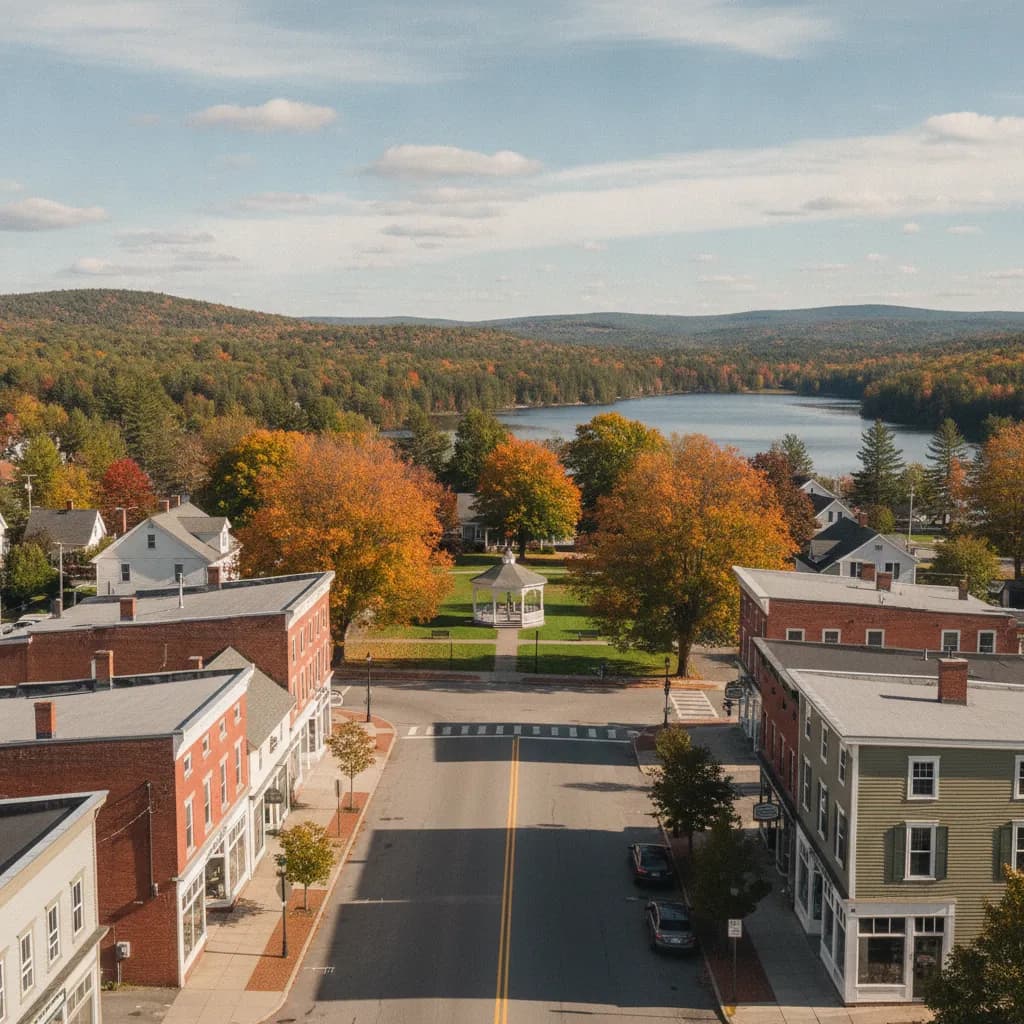 View of Milton, NH