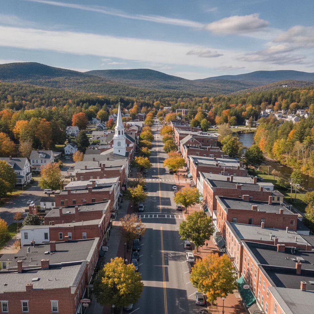 View of Newport, NH