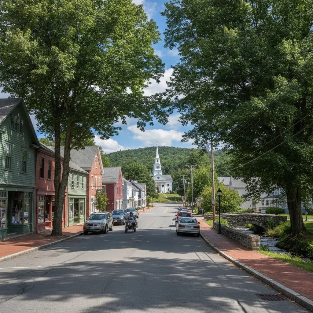 View of Newton, NH