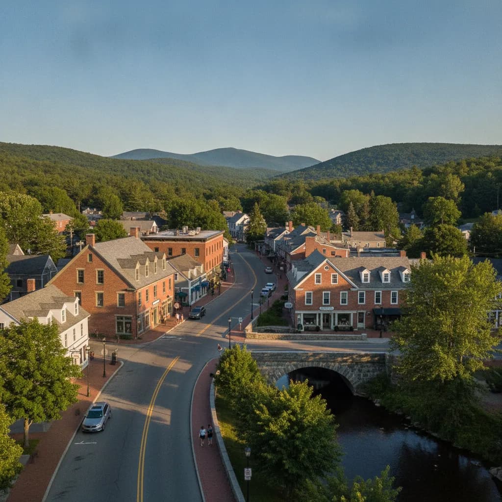 View of Peterborough, NH