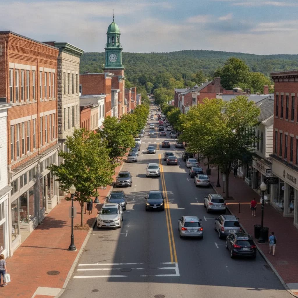 View of Rochester, NH
