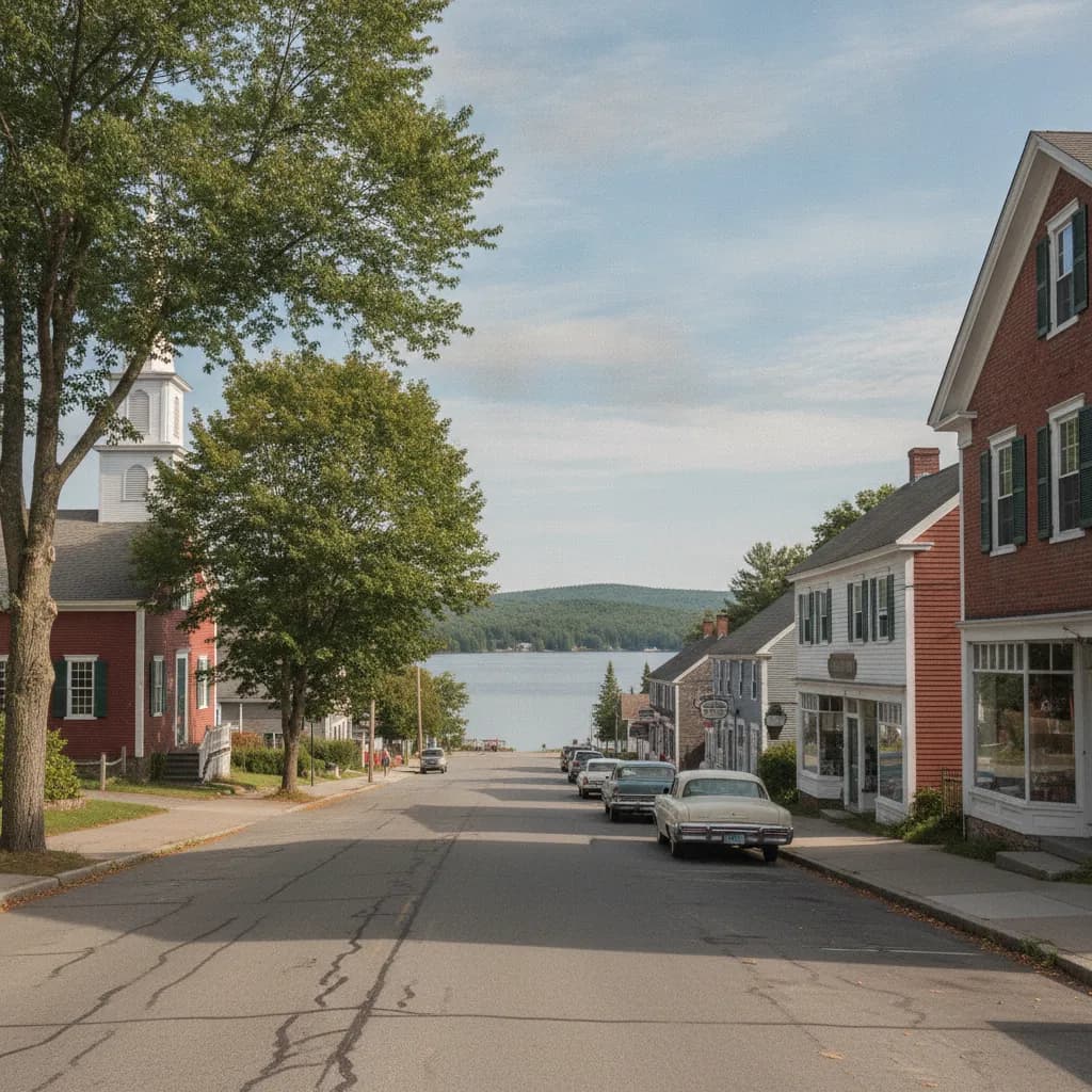 View of Wakefield, NH