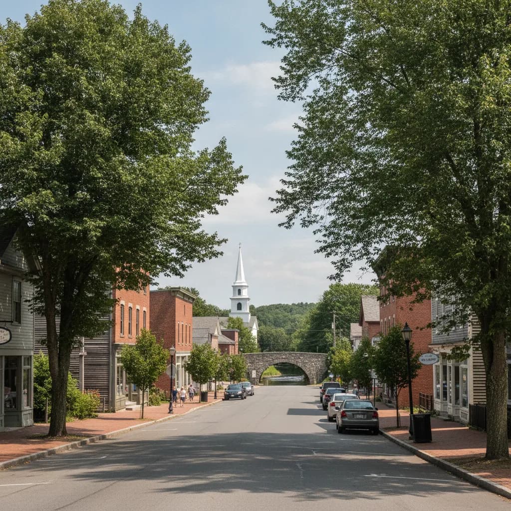 View of Wilton, NH