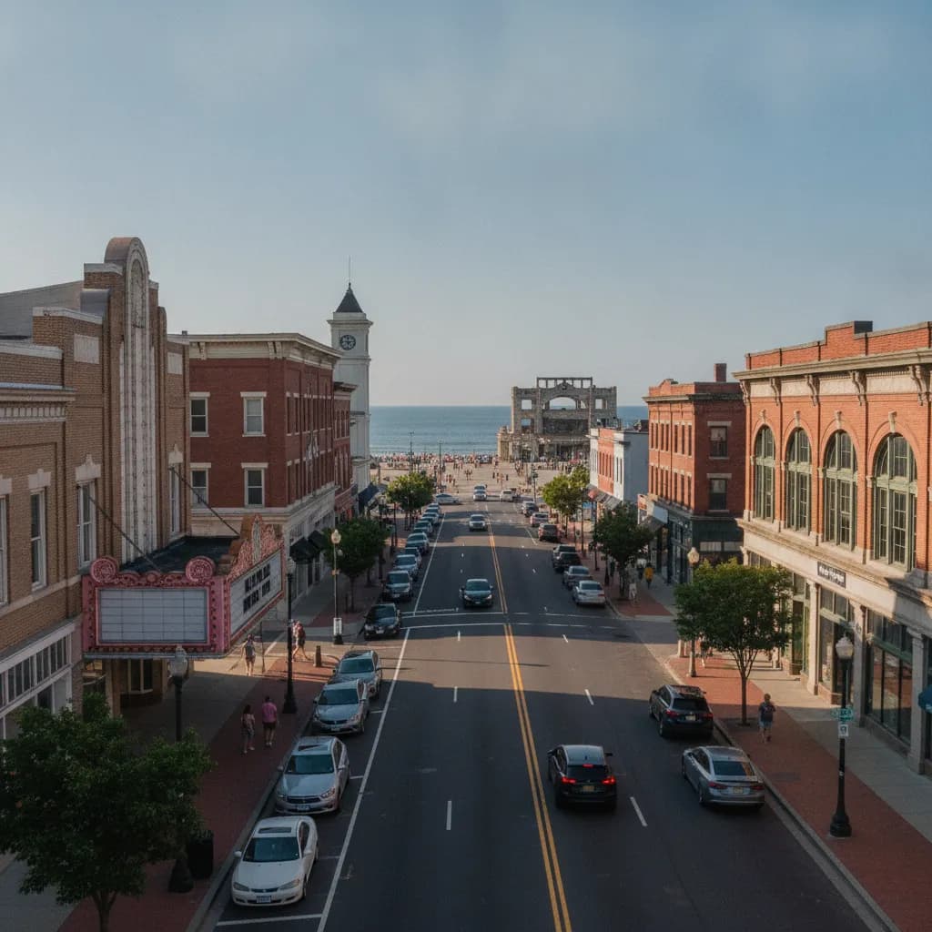 View of Asbury Park, NJ