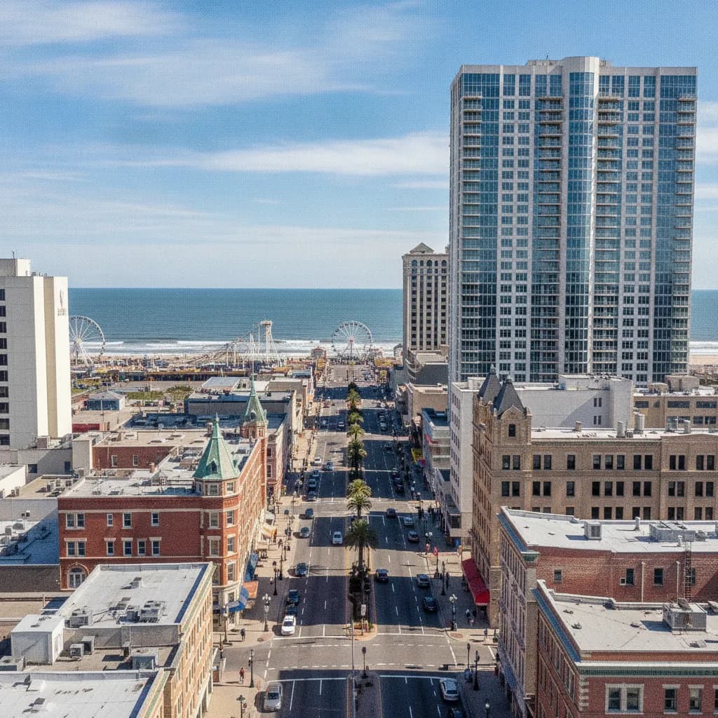 View of Atlantic City, NJ
