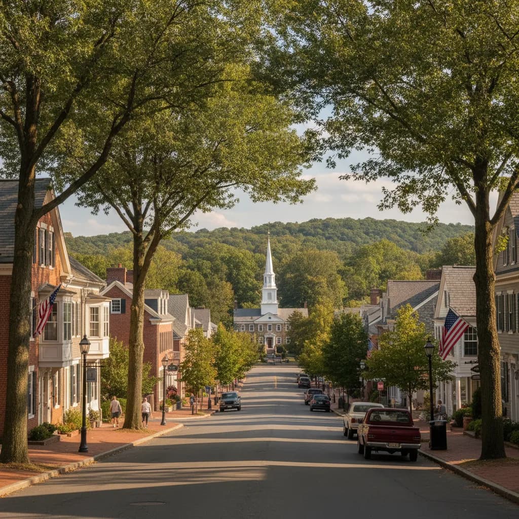 View of Basking Ridge, NJ