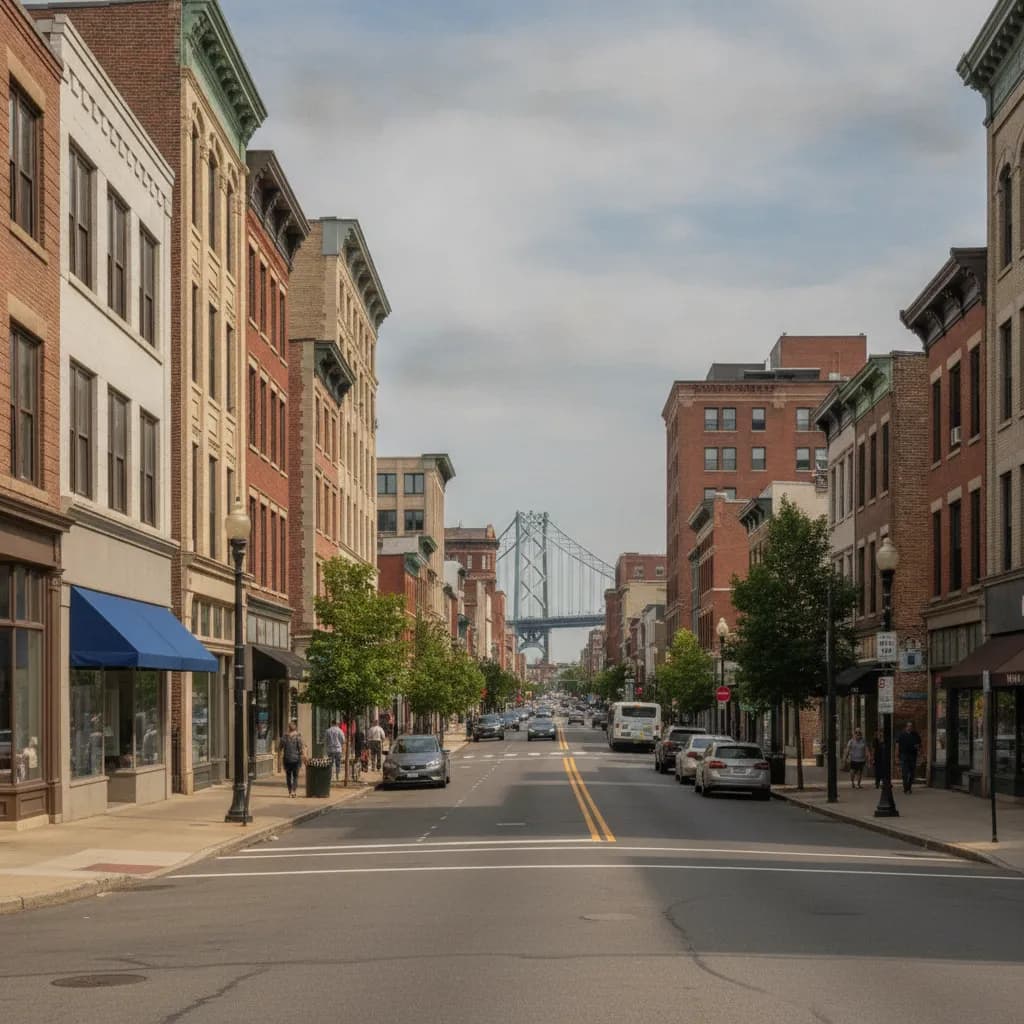 View of Bayonne, NJ