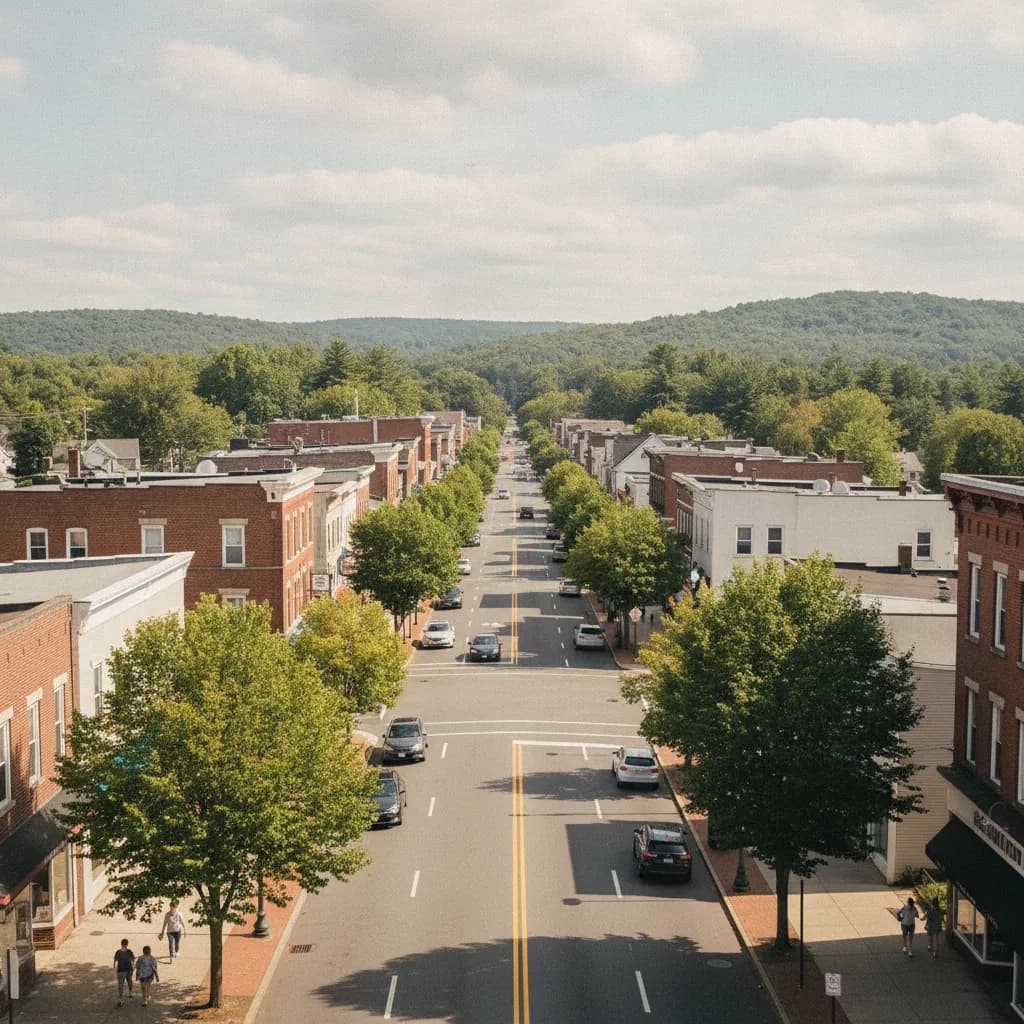 View of Bergenfield, NJ