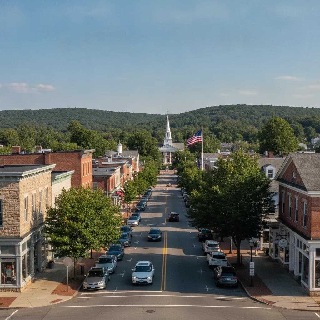 View of Bernardsville, NJ