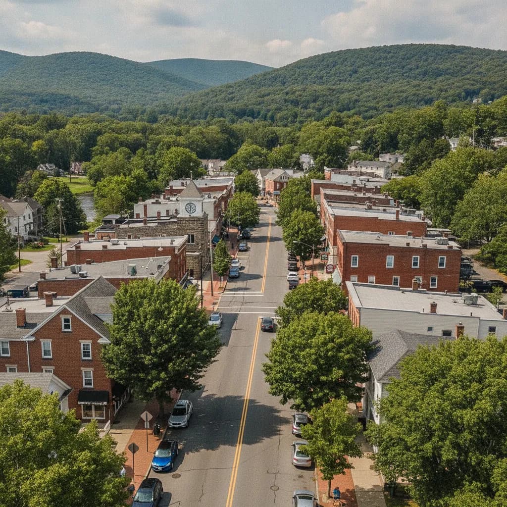 View of Bloomingdale, NJ