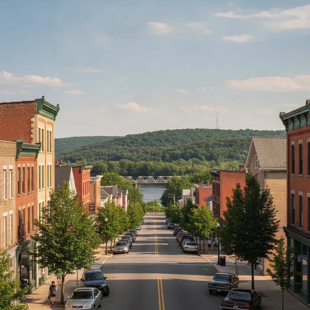 View of Bound Brook, NJ
