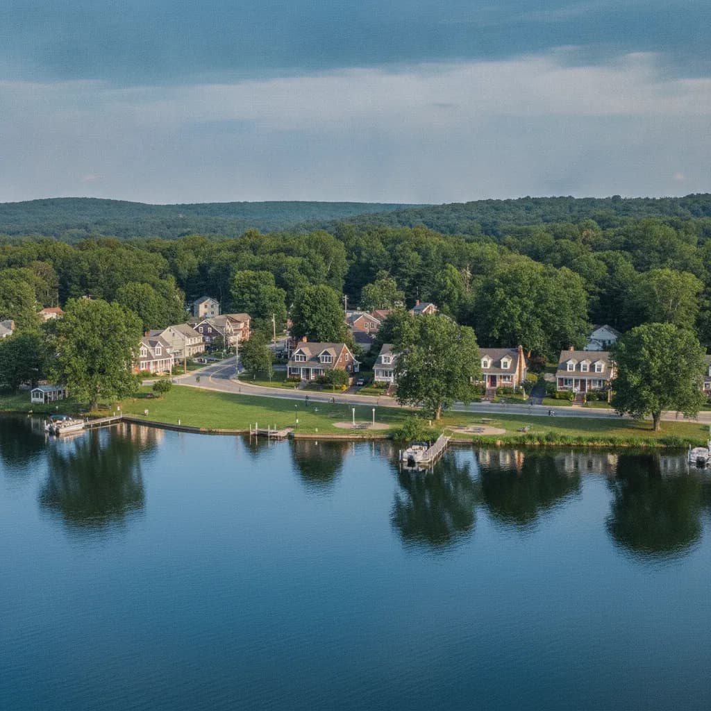 View of Budd Lake, NJ