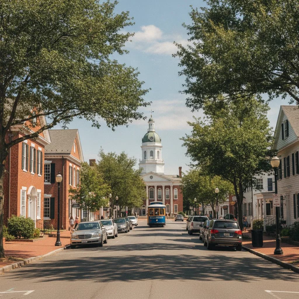 View of Cape May Court House, NJ