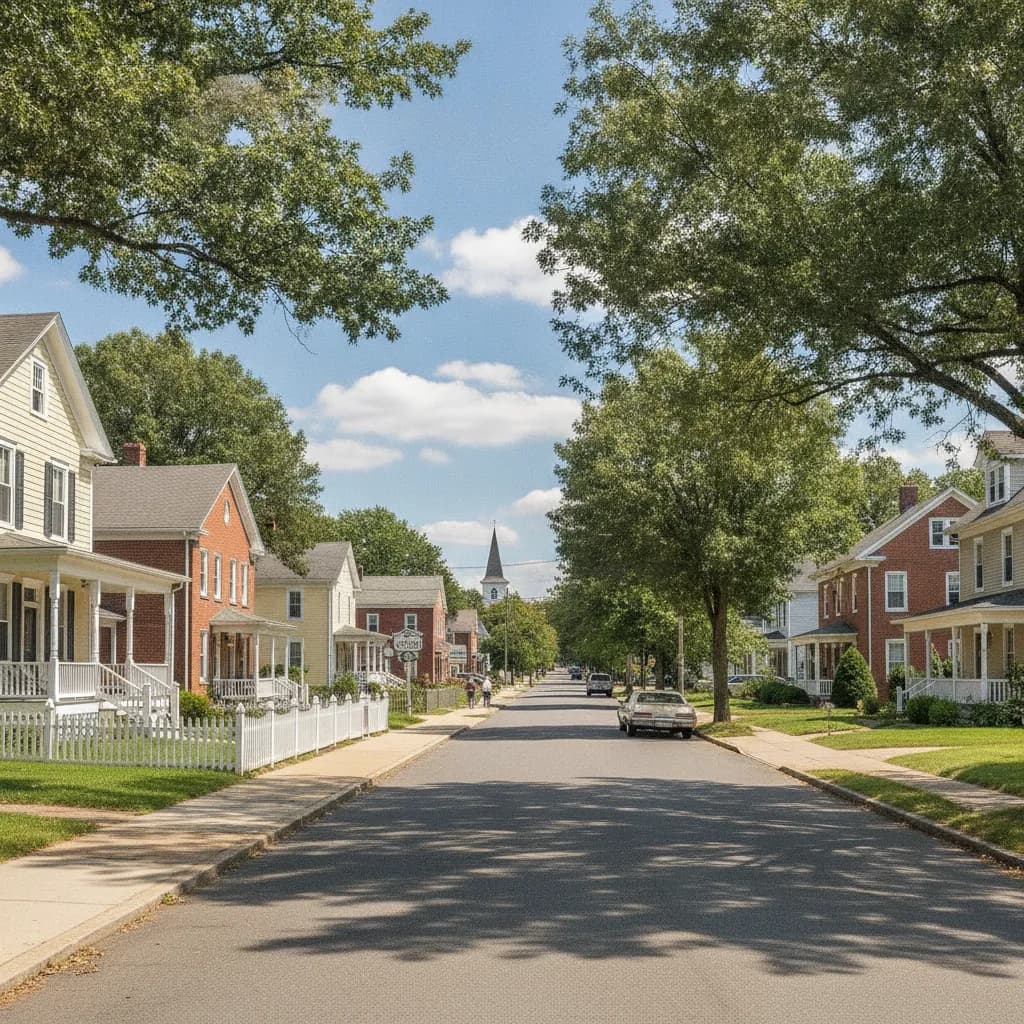 View of East Freehold, NJ