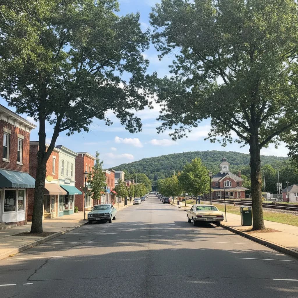 View of Fanwood, NJ