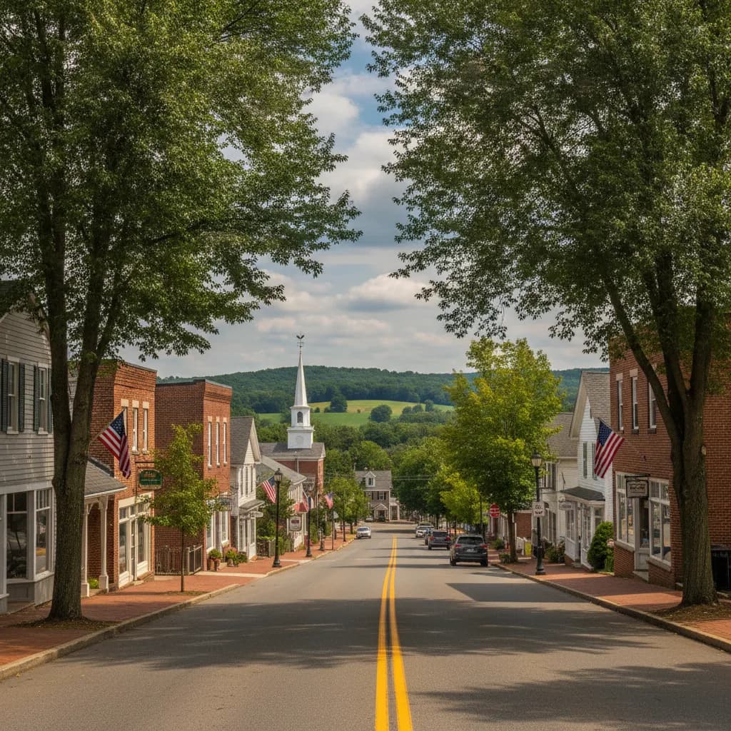 View of Flanders, NJ
