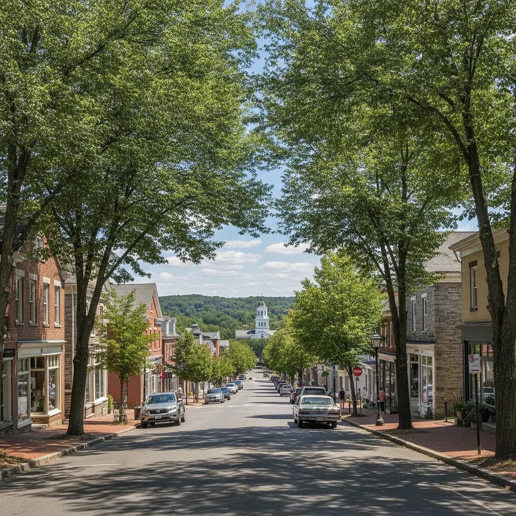 View of Flemington, NJ