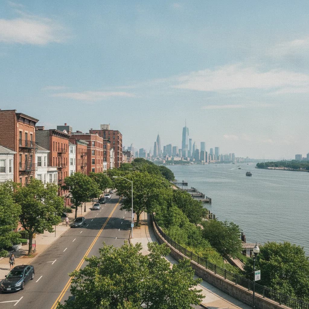 View of Guttenberg, NJ