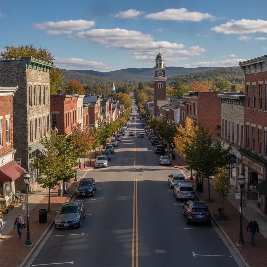 View of Hackettstown, NJ