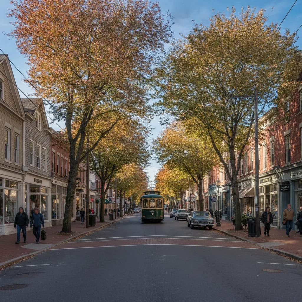 View of Haddon Heights, NJ