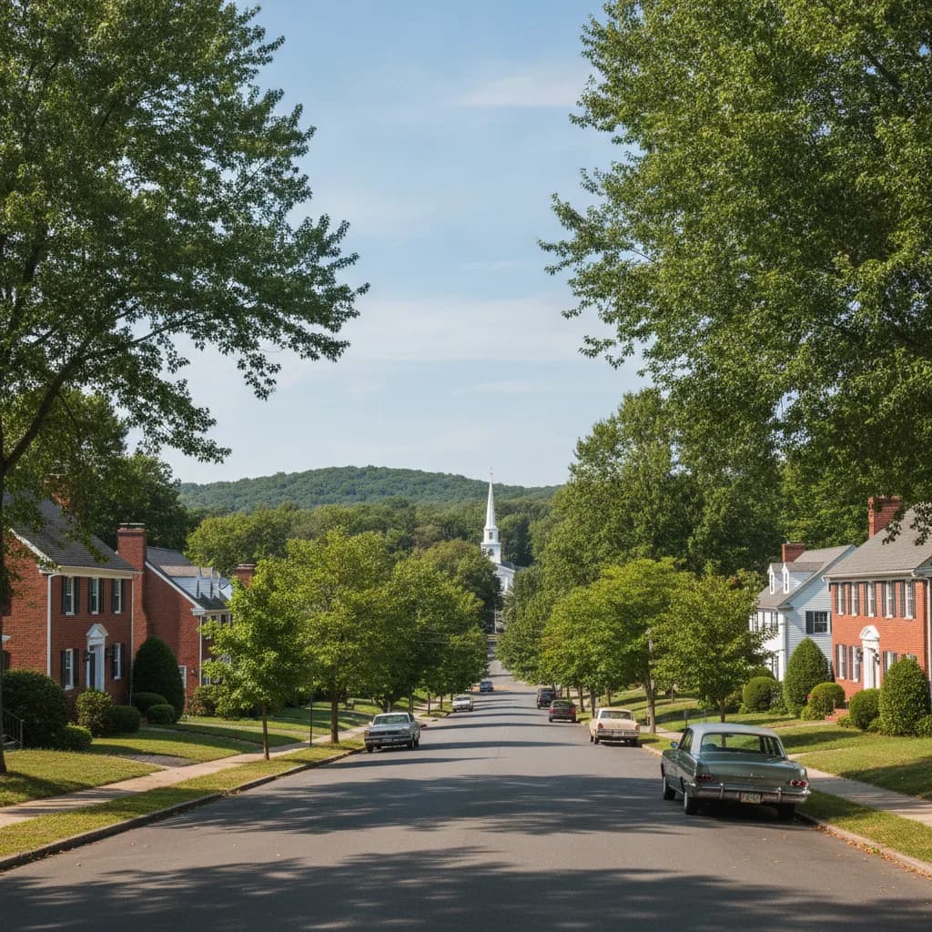 View of Harrington Park, NJ