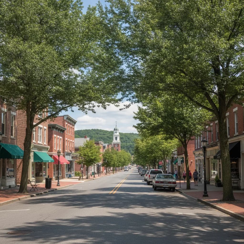 View of Highland Park, NJ