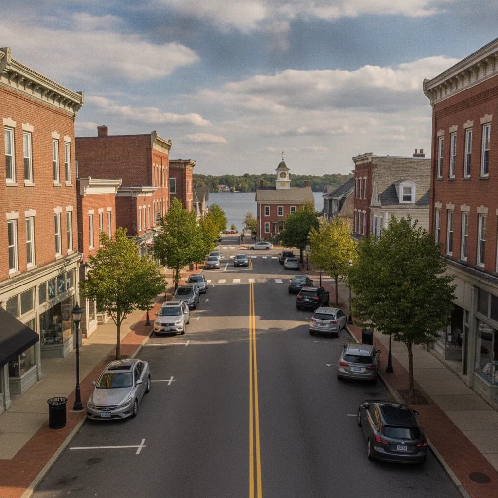View of Hightstown, NJ