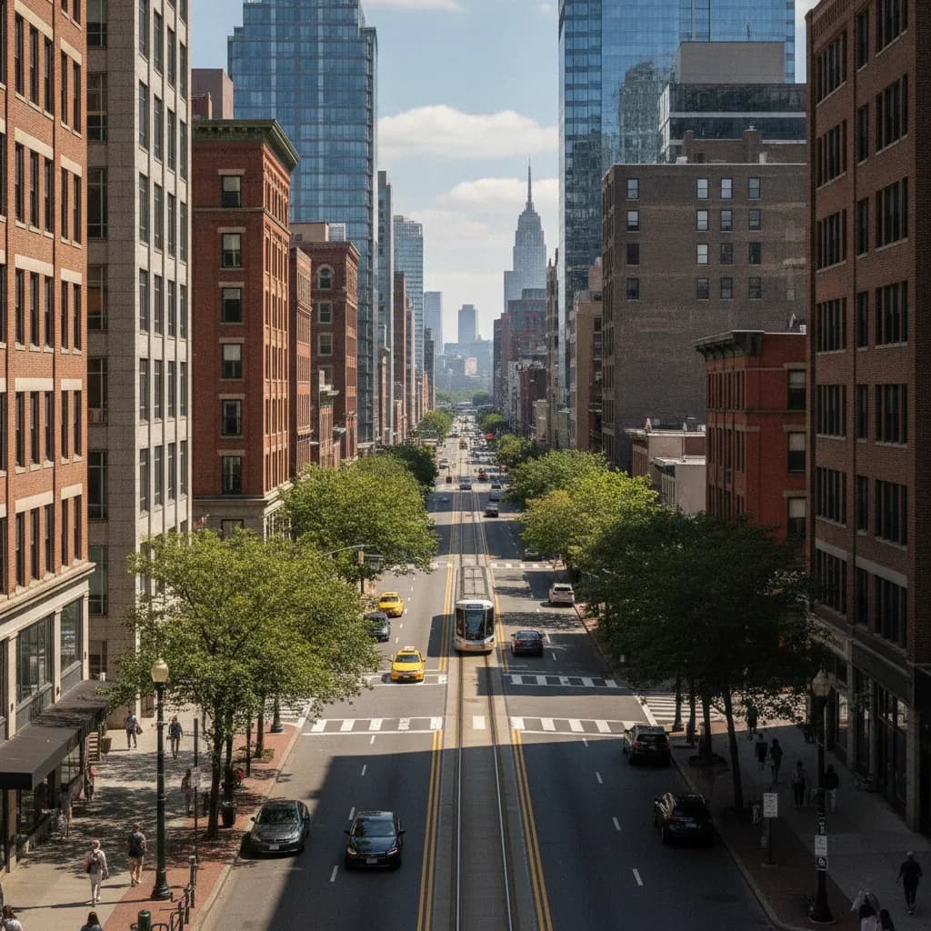 View of Jersey City, NJ
