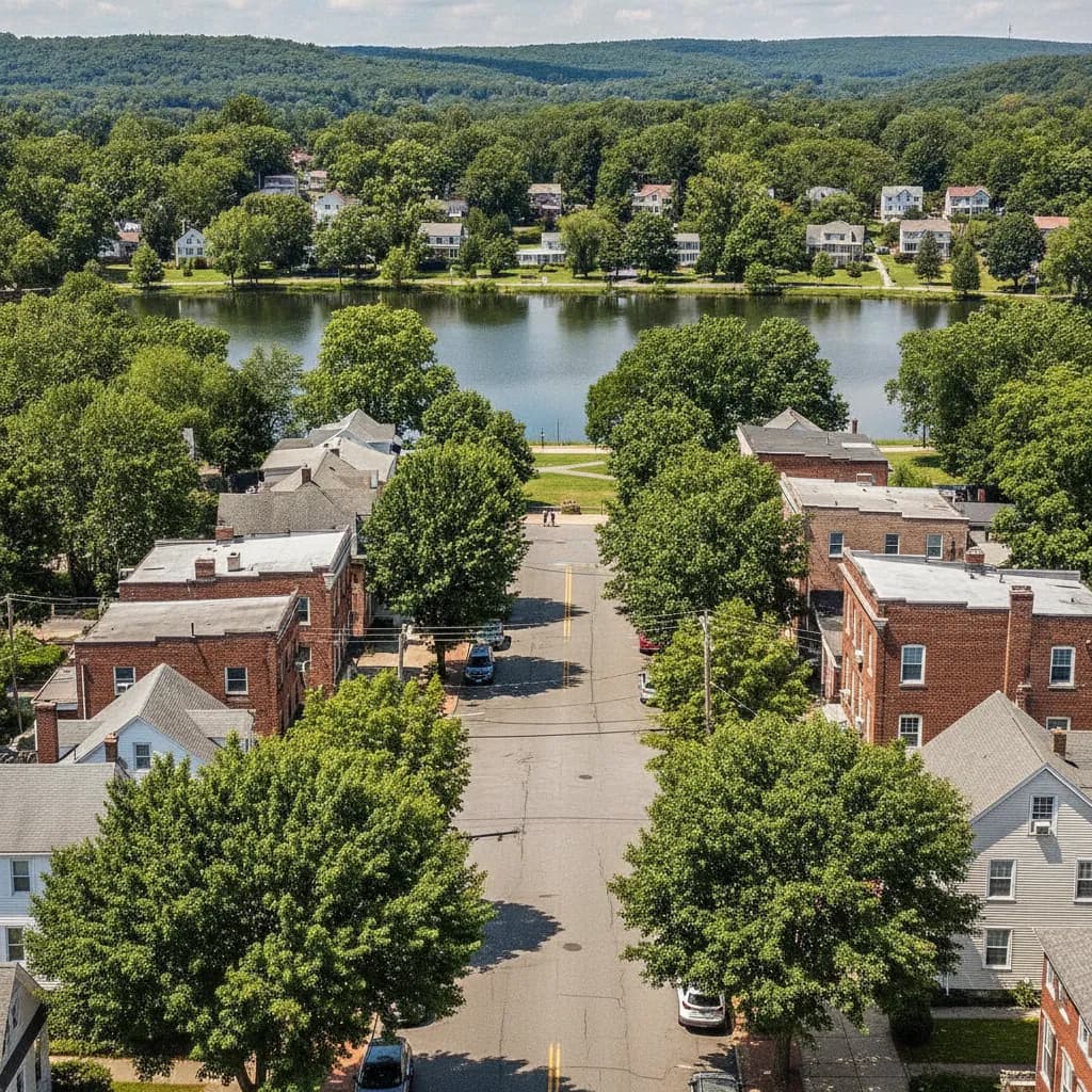 View of Lake Hiawatha, NJ