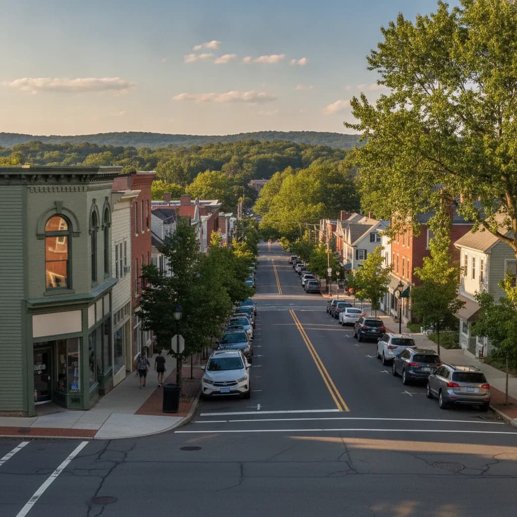 View of Leonia, NJ
