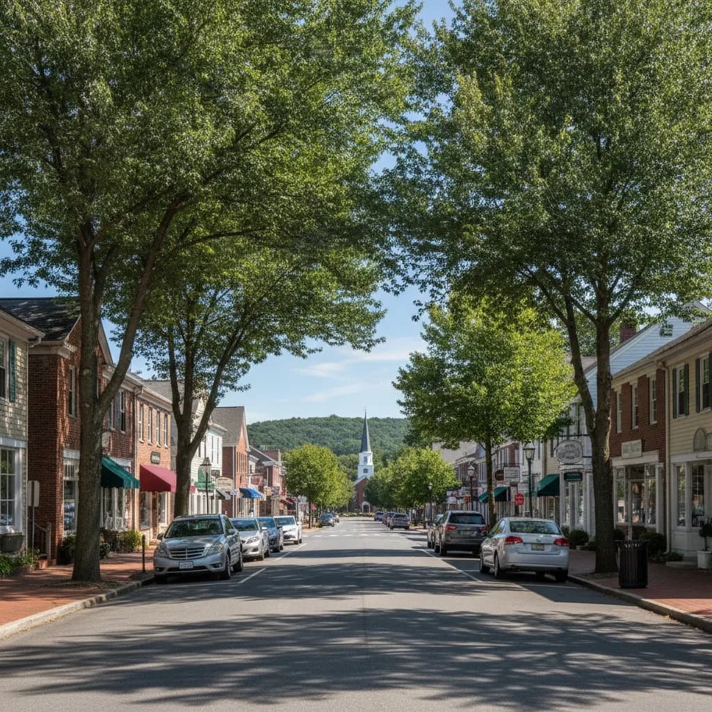 View of Little Silver, NJ