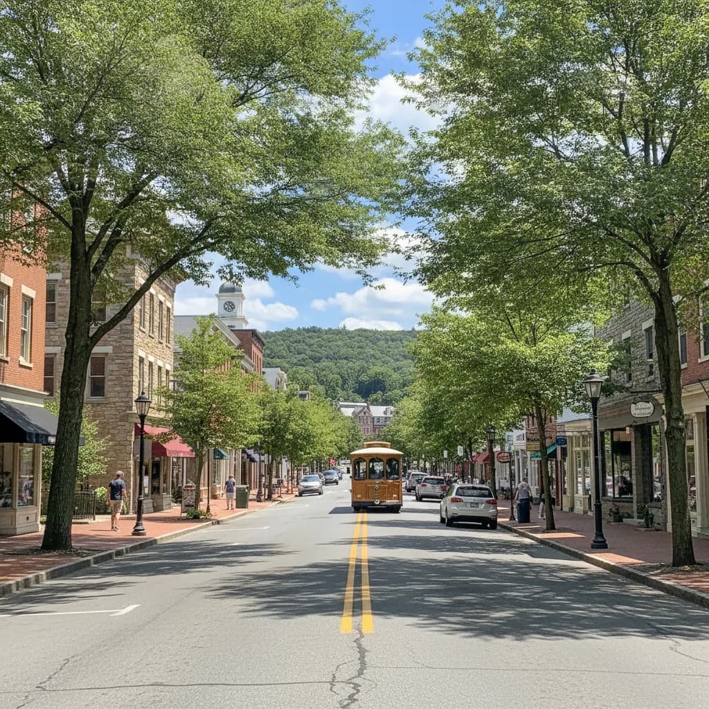 View of Madison, NJ