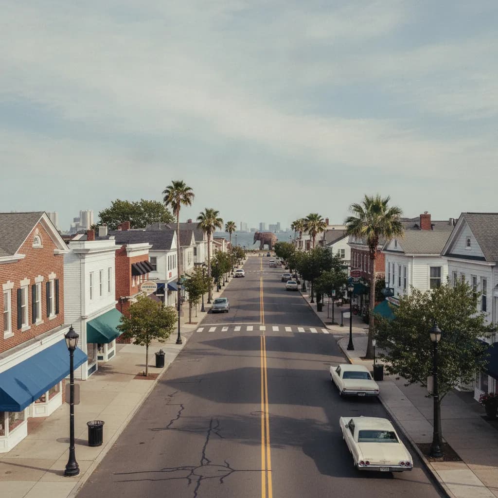 View of Margate City, NJ