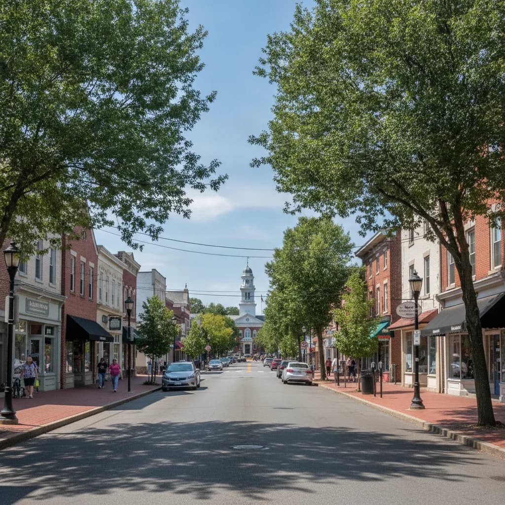 View of Maywood, NJ