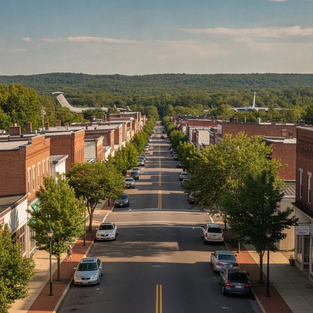 View of McGuire AFB, NJ