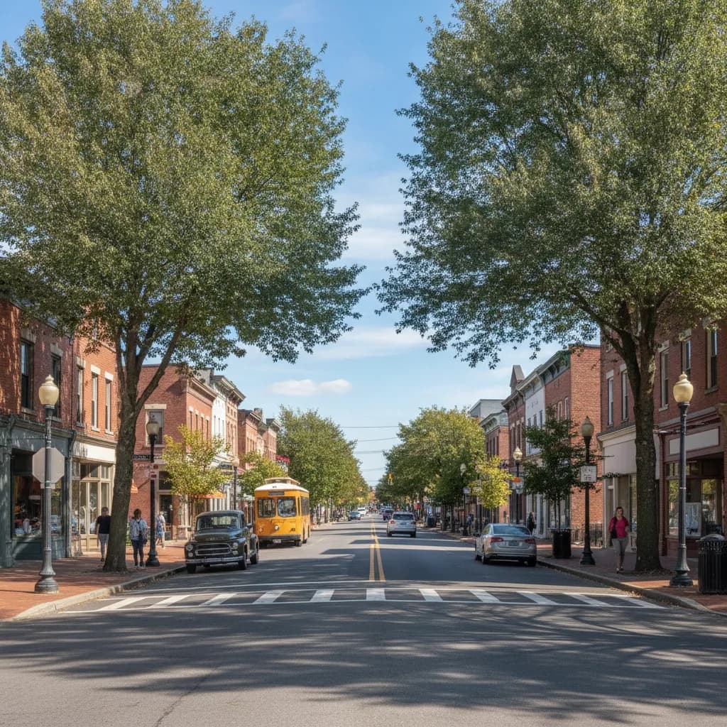 View of Merchantville, NJ