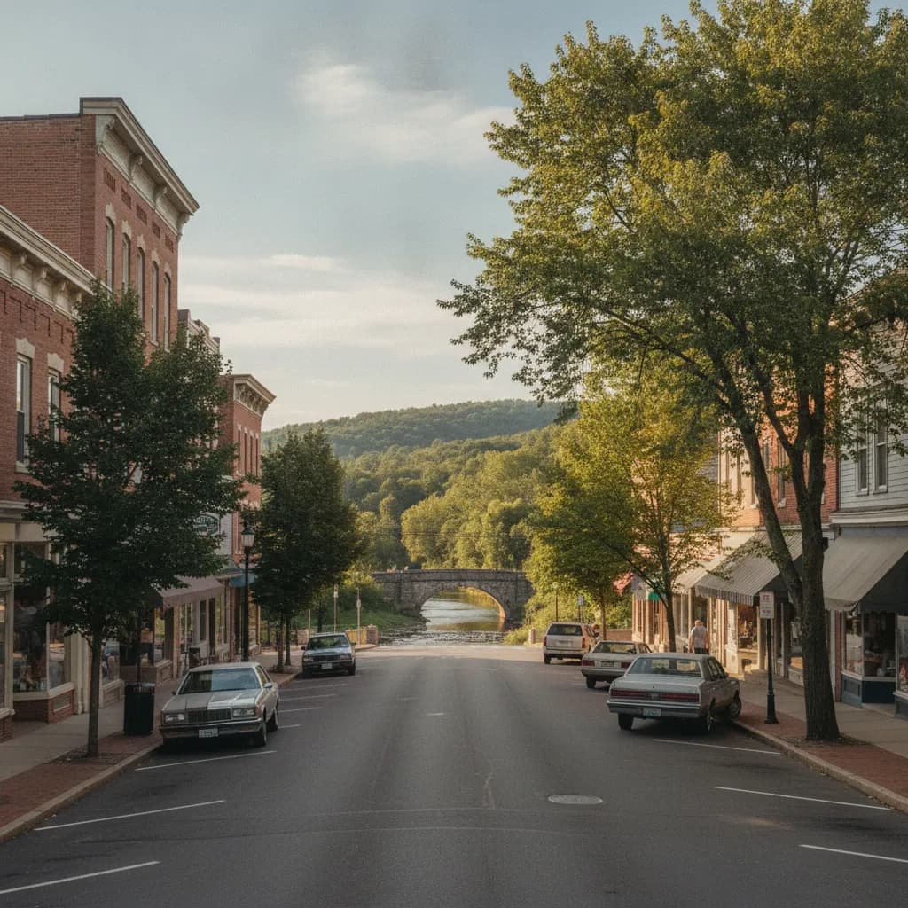 View of Milltown, NJ