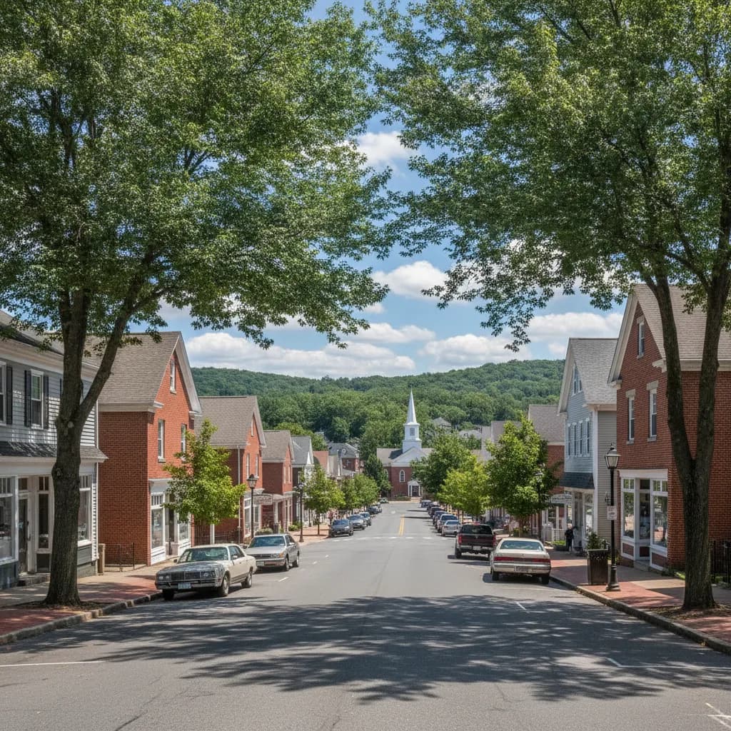 View of Montvale, NJ