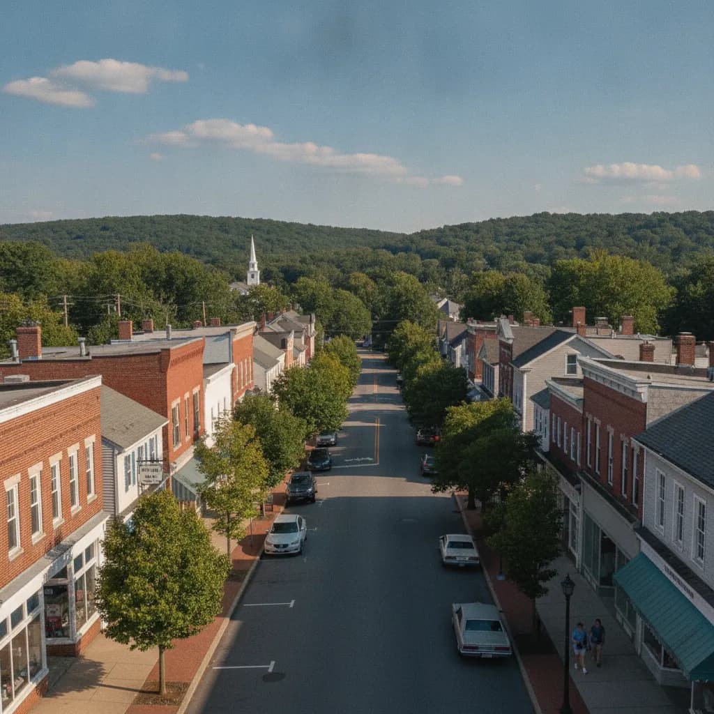 View of Morganville, NJ
