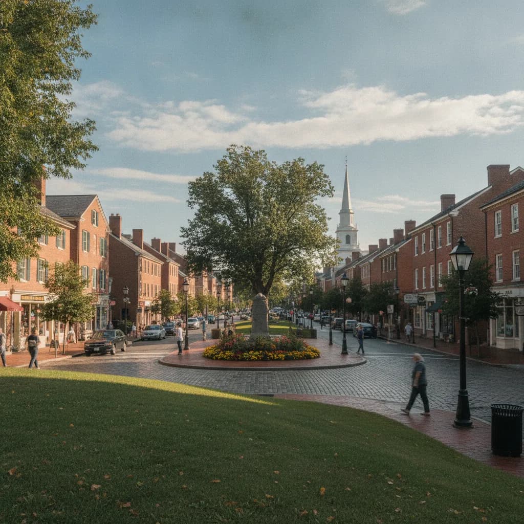 View of Morristown, NJ