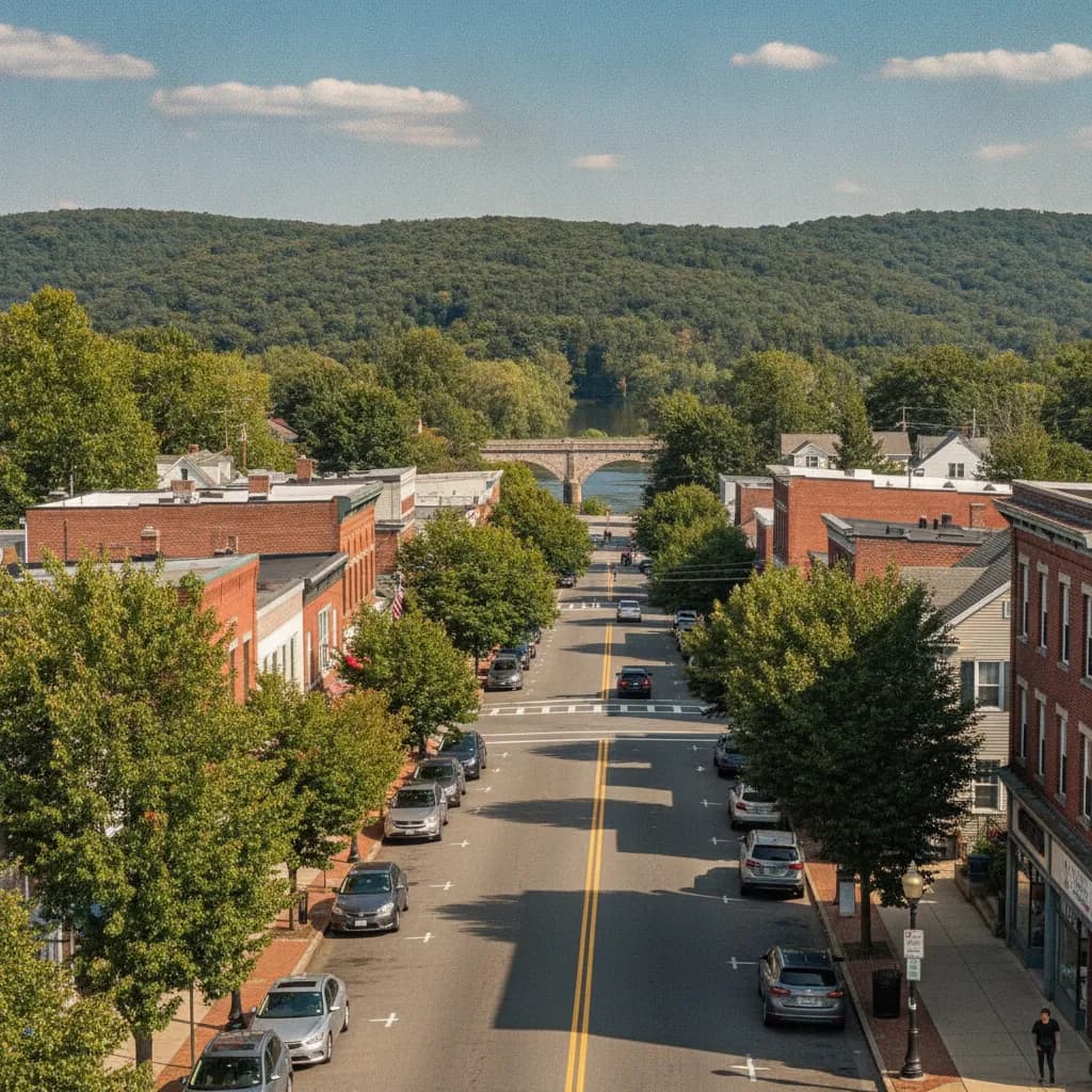 View of New Milford, NJ