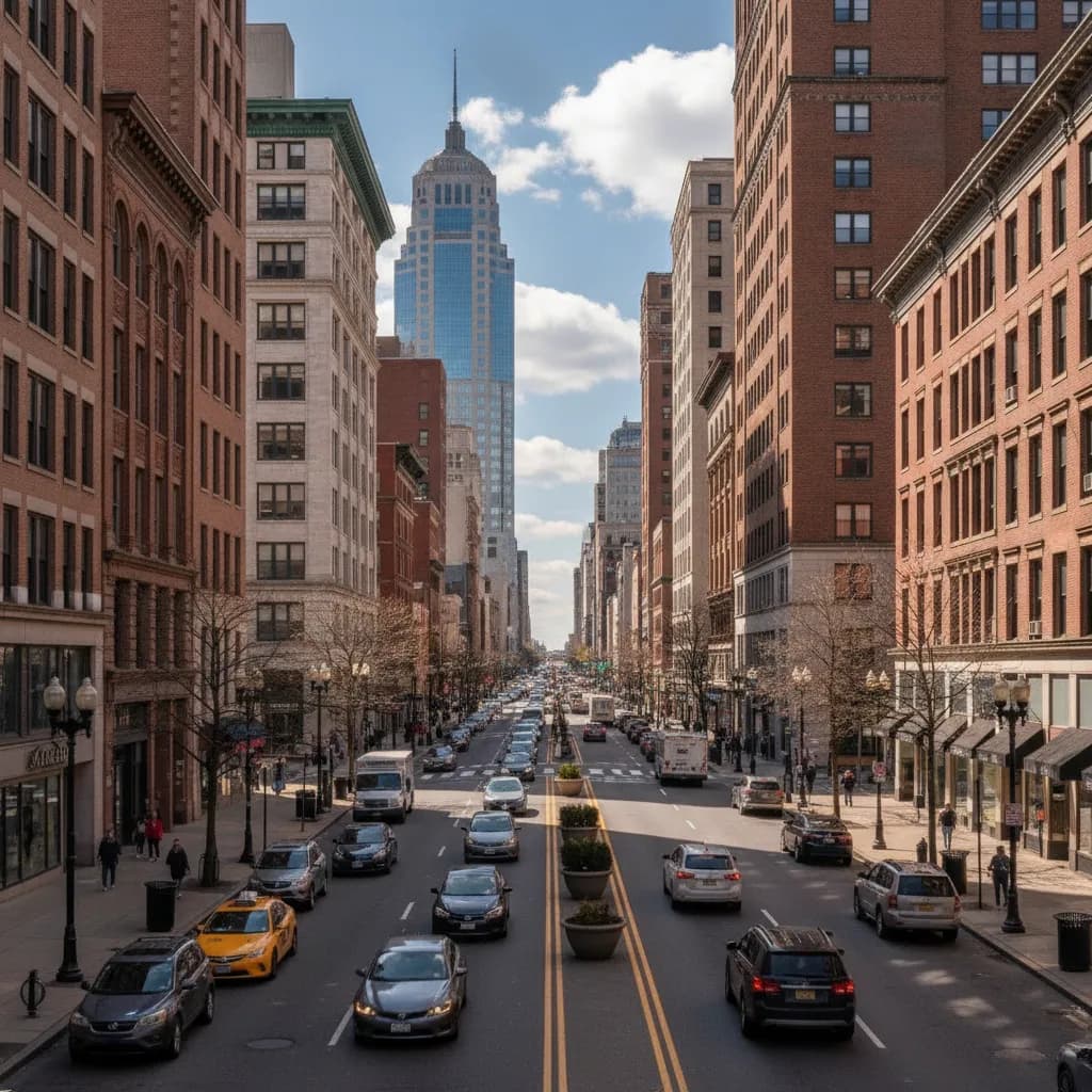 View of Newark, NJ