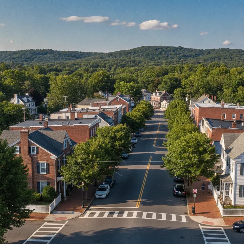 View of Oakhurst, NJ
