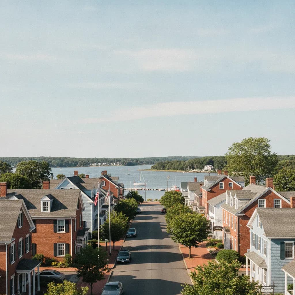View of Oceanport, NJ