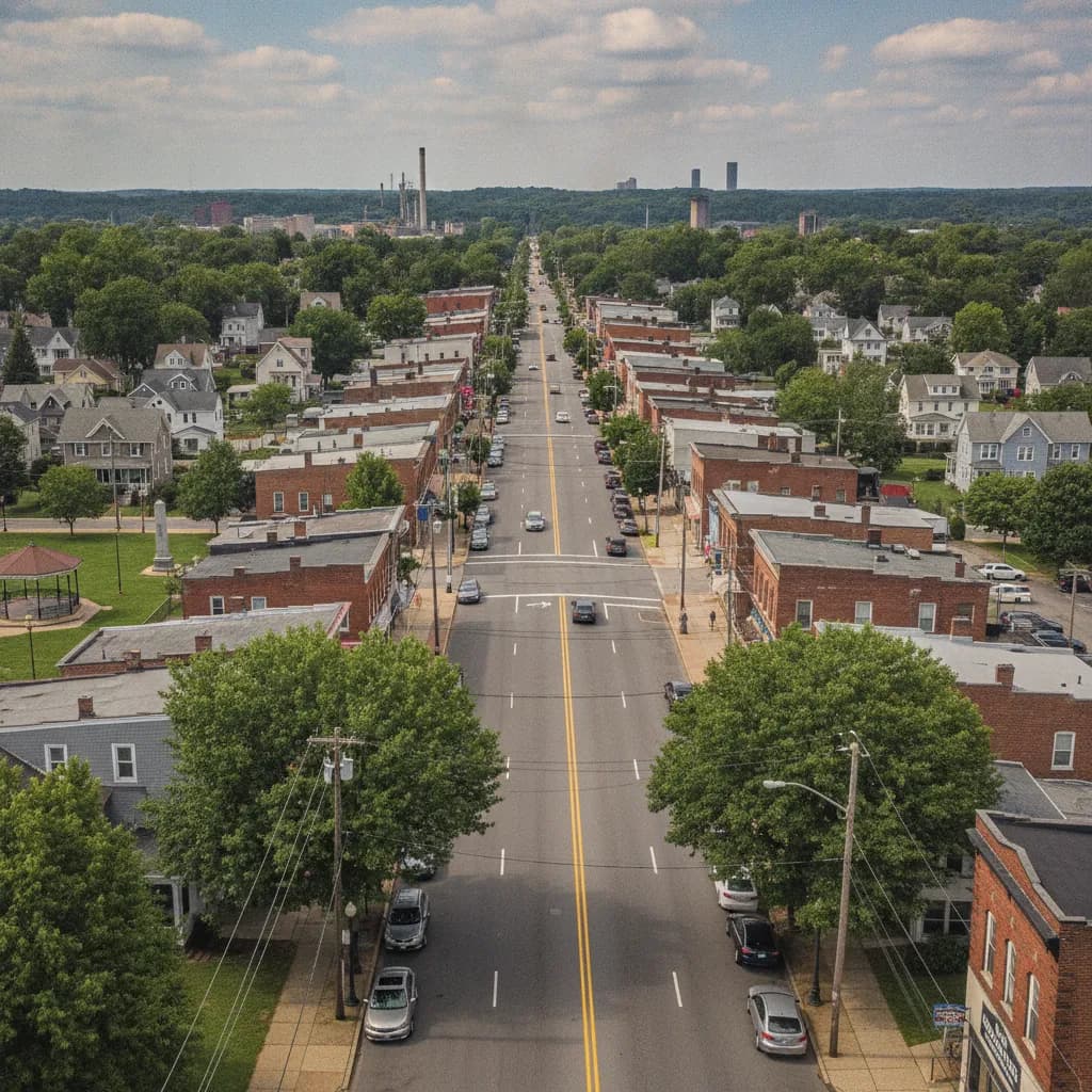 View of Paulsboro, NJ