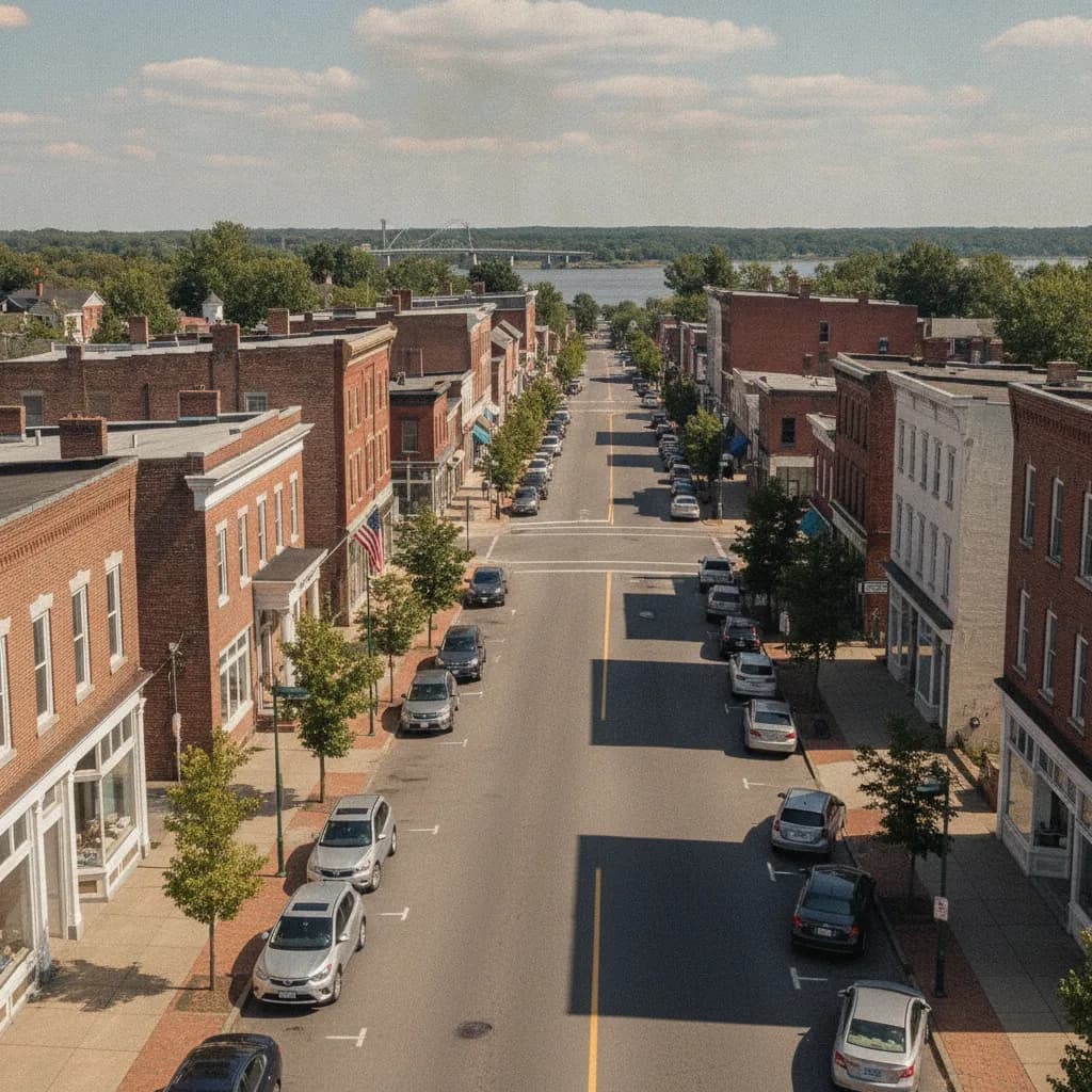 View of Penns Grove, NJ