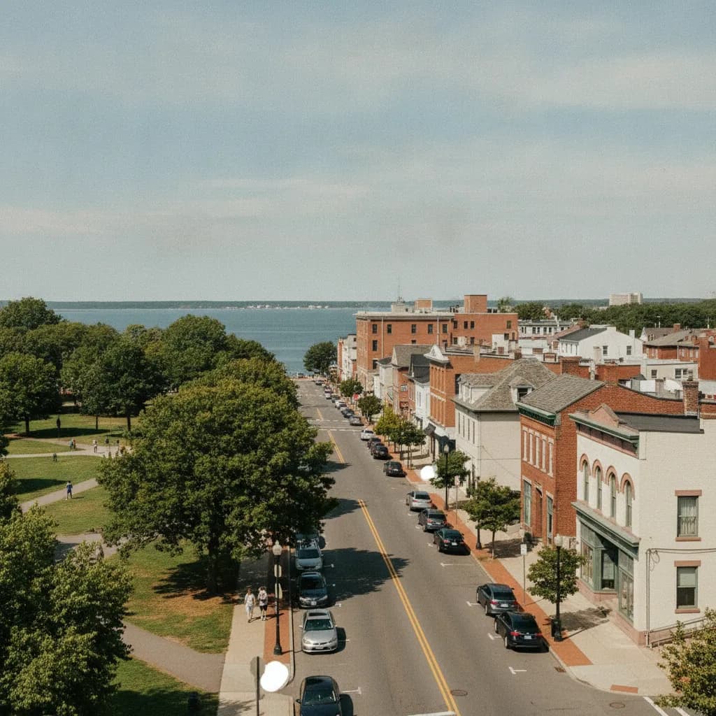 View of Perth Amboy, NJ