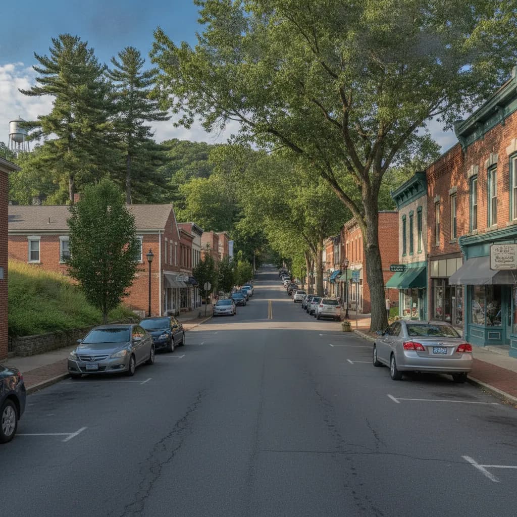 View of Pine Hill, NJ