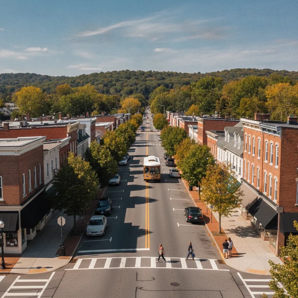View of Pitman, NJ