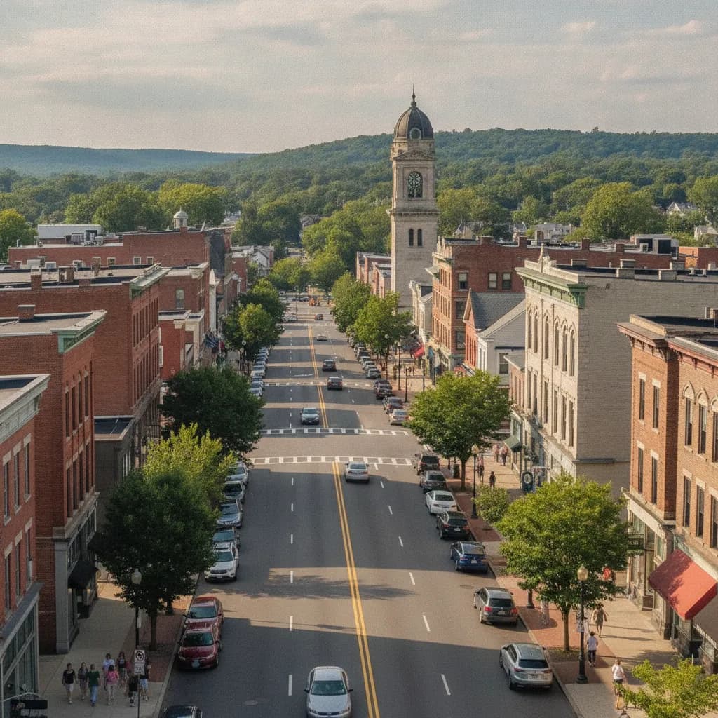 View of Plainfield, NJ